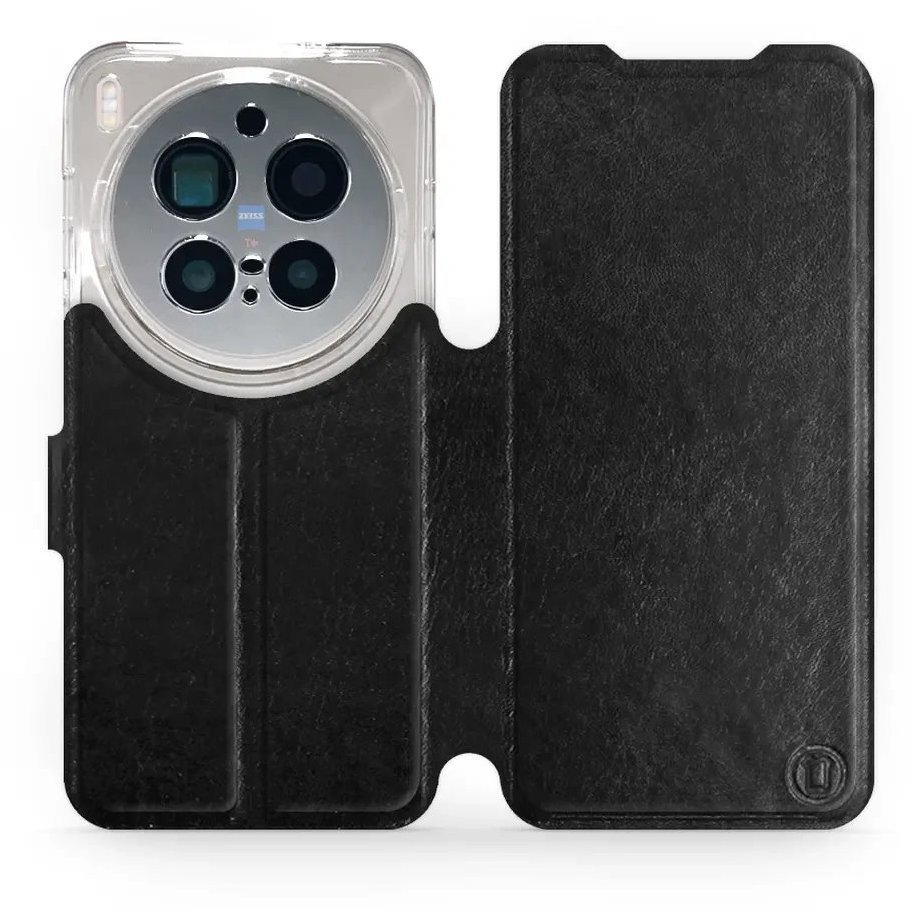 Mobiwear Flip puzdro pre Vivo X300 Pro čierne a sivé