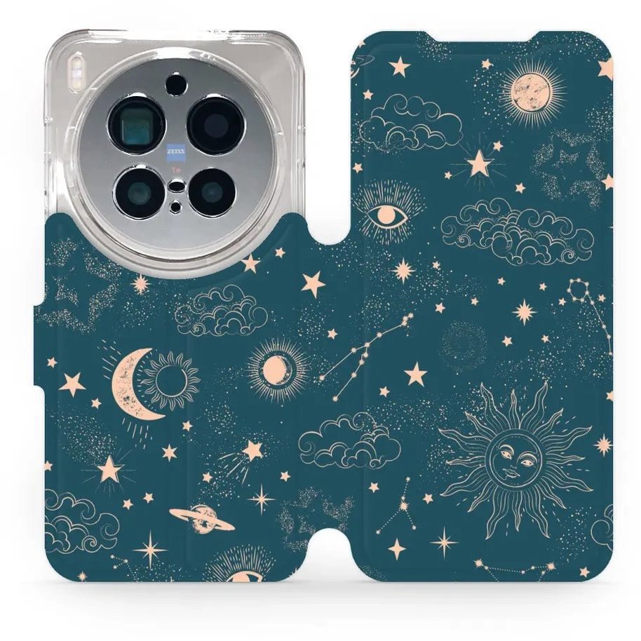 Mobiwear Flip puzdro pre Vivo X300 Pro vesmír