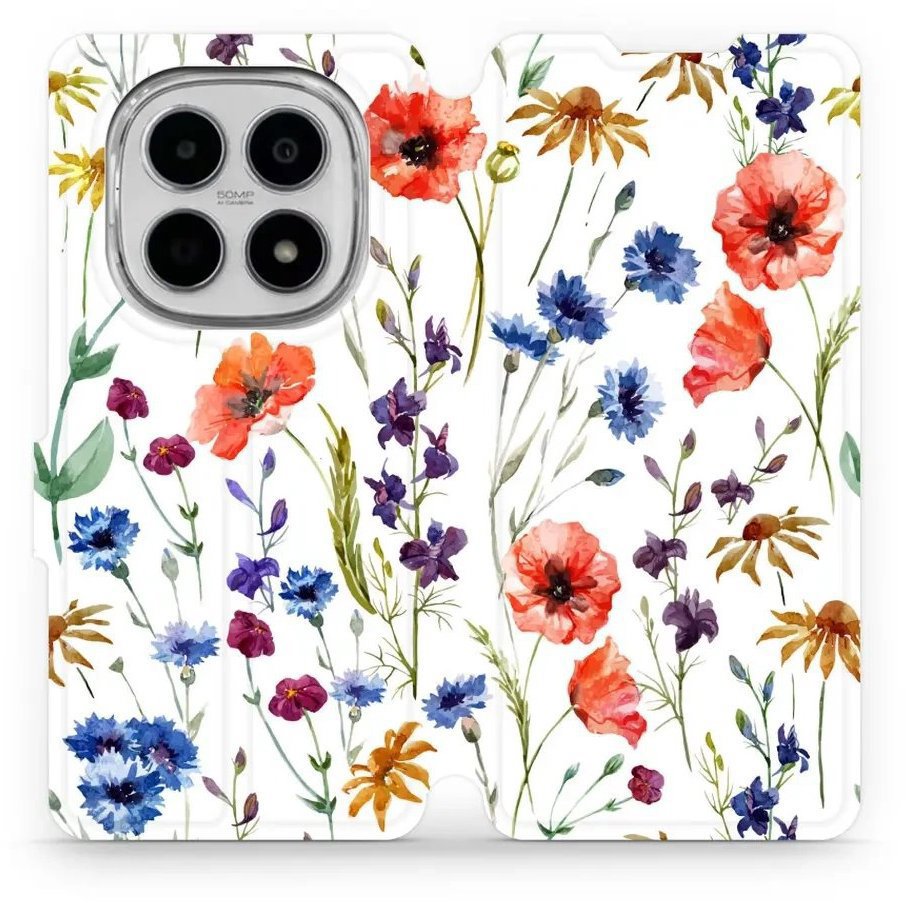 Mobiwear Flip puzdro pre Xiaomi Redmi Note 15 5G kvet