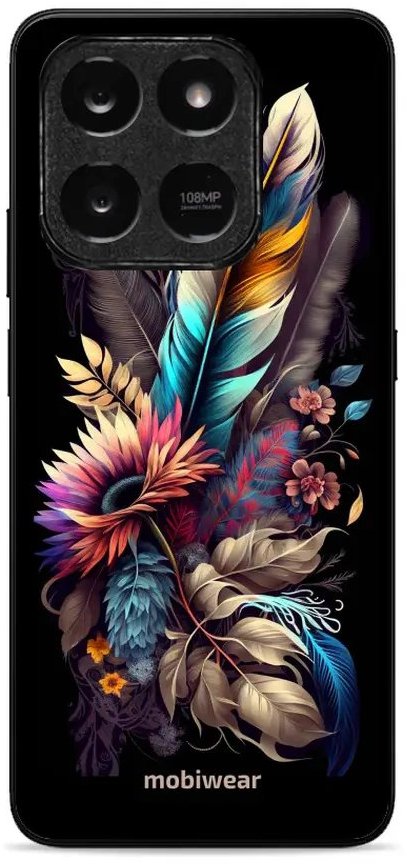 Mobiwear Glossy lesklé puzdro na Honor X7d / Honor 400 Smart 5G - kytica s pierkom