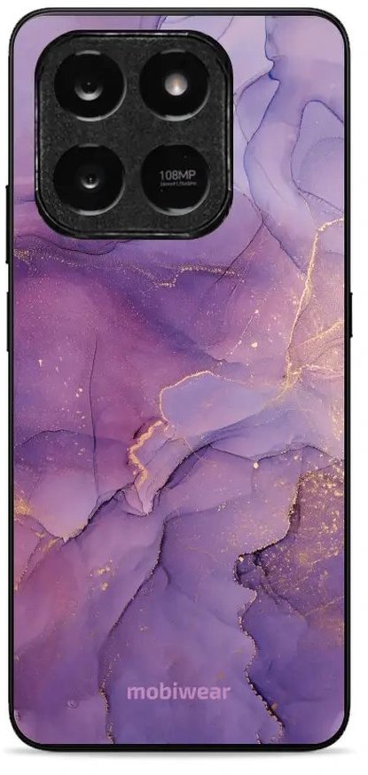 Mobiwear Glossy lesklé puzdro na Honor X7d / Honor 400 Smart 5G - fialový mramor
