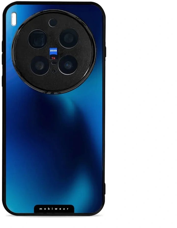 Mobiwear Glossy lesklé puzdro na Vivo X300 Pro modrý odtieň