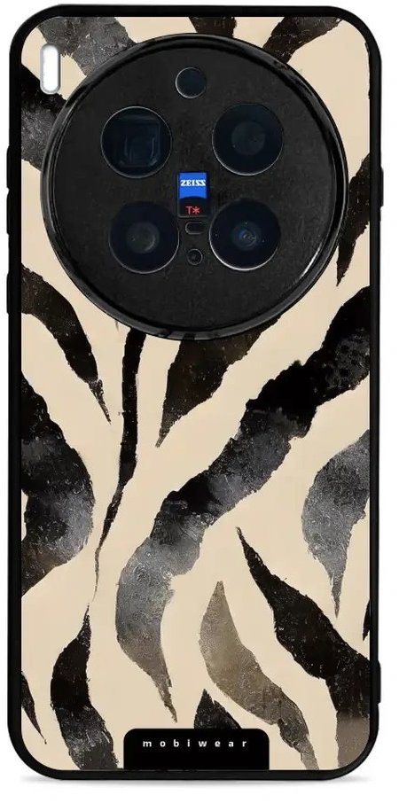 Mobiwear Glossy lesklé puzdro na Vivo X300 Pro zebrovina