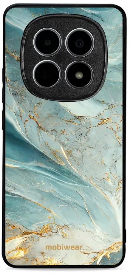 Mobiwear Glossy lesklé puzdro na Xiaomi Redmi Note 15 5G zelenkavý mramor
