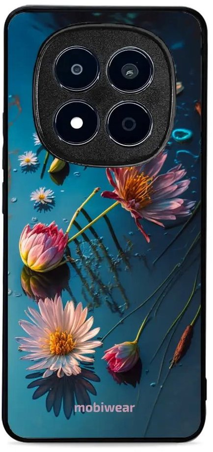 Mobiwear Glossy lesklé puzdro na Xiaomi Redmi Note 15 Pro 5G kvety na hladine