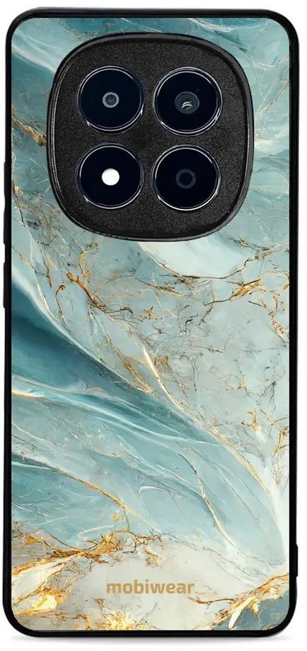 Mobiwear Glossy lesklé puzdro na Xiaomi Redmi Note 15 Pro 5G zelenkavý mramor