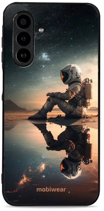 Mobiwear Glossy lesklé puzdro na Samsung Galaxy A17/A17 5G astronaut