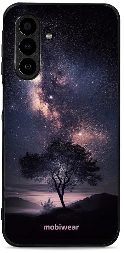 Mobiwear Glossy lesklé puzdro na Samsung Galaxy A17/A17 5G strom s galaxiou