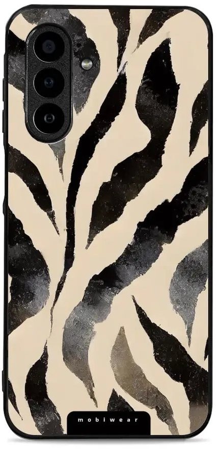 Mobiwear Glossy lesklé puzdro na Samsung Galaxy A17/A17 5G zebrovina