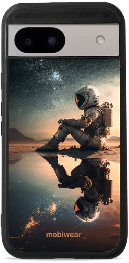 Mobiwear Glossy lesklé puzdro na Google Pixel 8A astronaut