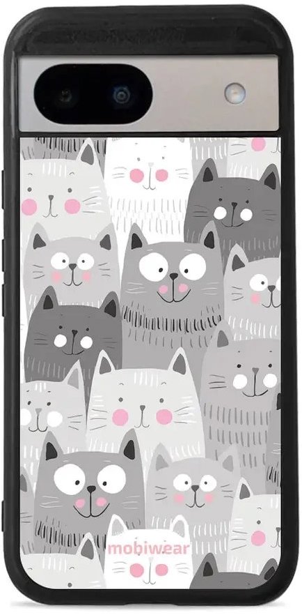 Mobiwear Glossy lesklé puzdro na Google Pixel 8A mačičky