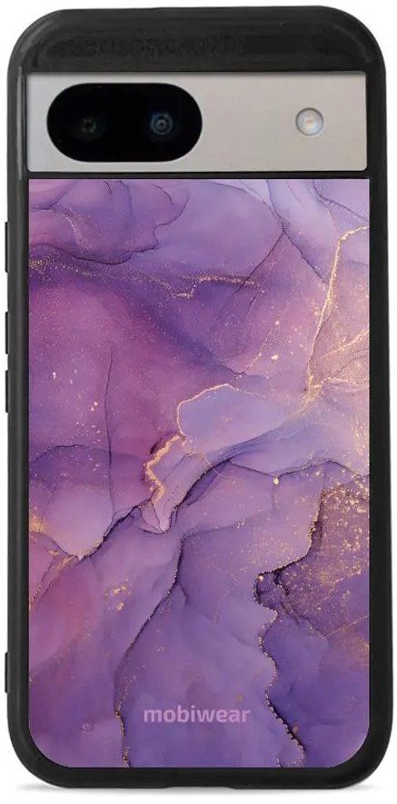 Mobiwear Glossy lesklé puzdro na Google Pixel 8A fialový mramor