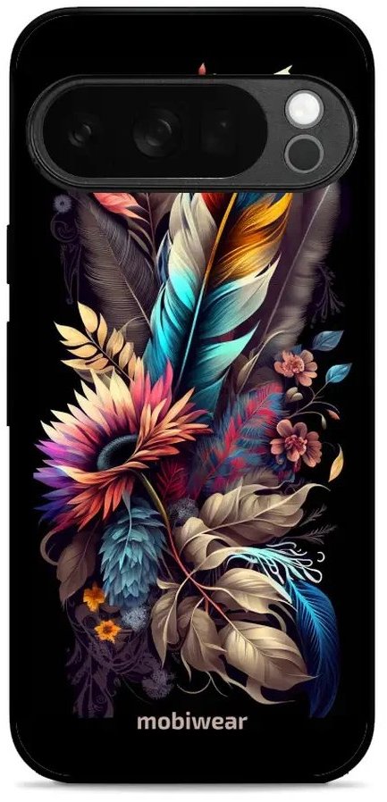 Mobiwear Glossy lesklé puzdro na Google Pixel 10 Pro kytica s pierkom