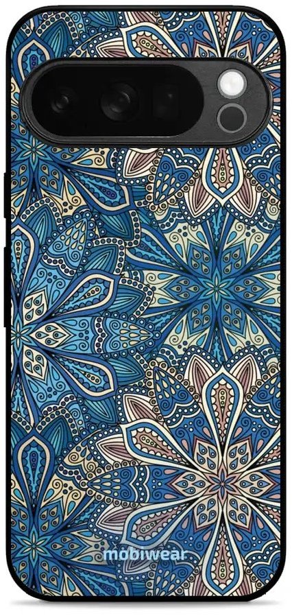 Mobiwear Glossy lesklé puzdro na Google Pixel 10 Pro mandala kvety