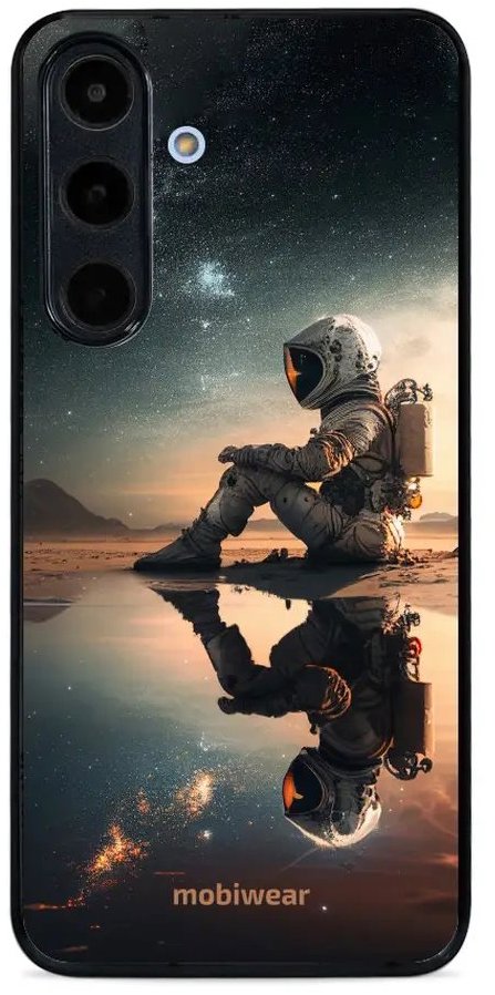 Mobiwear Glossy lesklé puzdro na Samsung Galaxy S25 FE astronaut