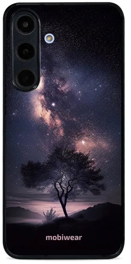 Mobiwear Glossy lesklé puzdro na Samsung Galaxy S25 FE strom s galaxiou