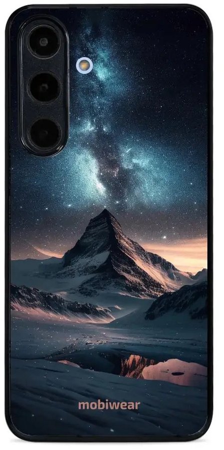 Mobiwear Glossy lesklé puzdro na Samsung Galaxy S25 FE hviezdna obloha