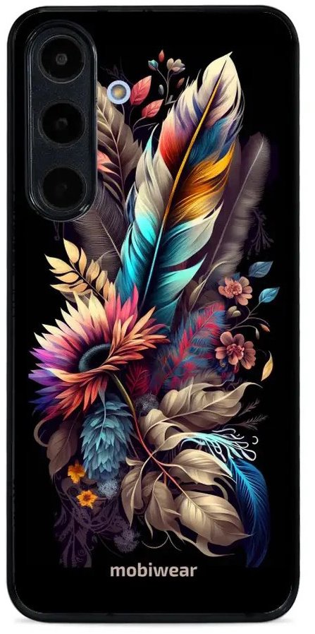 Mobiwear Glossy lesklé puzdro na Samsung Galaxy S25 FE kytica s pierkom