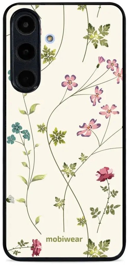 Mobiwear Glossy lesklé puzdro na Samsung Galaxy S25 FE tenké rastlinky