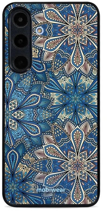 Mobiwear Glossy lesklé puzdro na Samsung Galaxy S25 FE mandala kvety