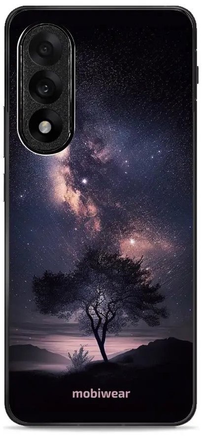 Mobiwear Glossy lesklé puzdro na OnePlus Nord 5 strom s galaxiou