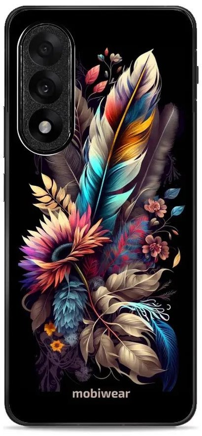 Mobiwear Glossy lesklé puzdro na OnePlus Nord 5 kytica s pierkom