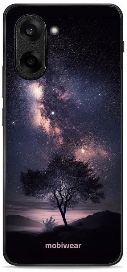 Mobiwear Glossy lesklé puzdro na OnePlus Nord CE5 strom s galaxiou