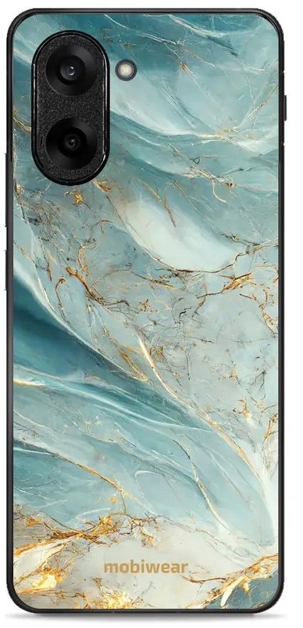 Mobiwear Glossy lesklé puzdro na OnePlus Nord CE5 zelenkavý mramor