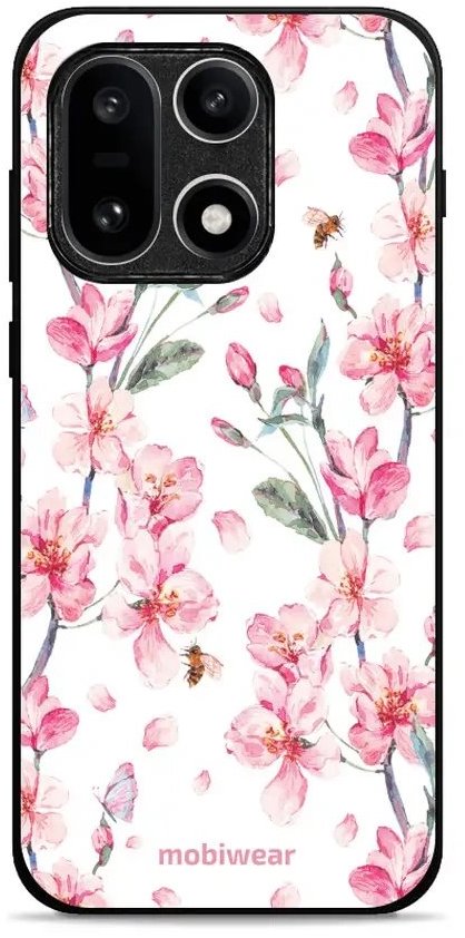 Mobiwear Glossy lesklé puzdro na OnePlus 15 ružové kvety