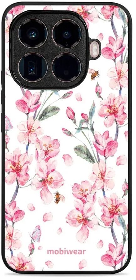 Mobiwear Glossy lesklé puzdro na Xiaomi 15T Pro ružové kvety