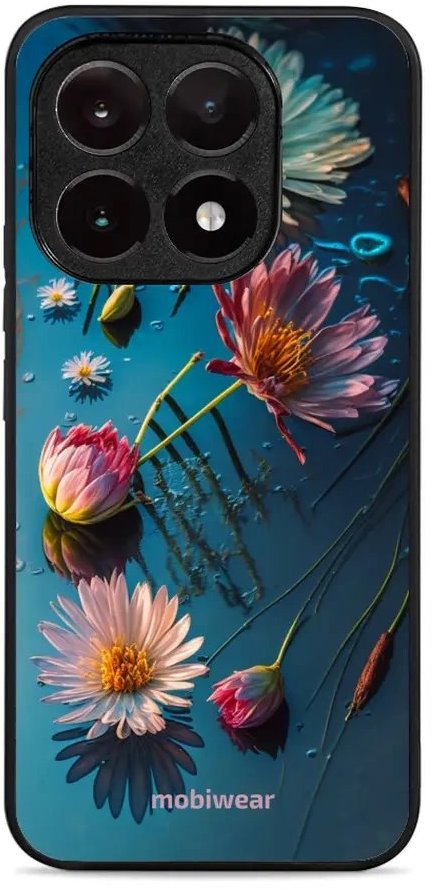 Mobiwear Glossy lesklé puzdro na Xiaomi 15T kvety na hladine