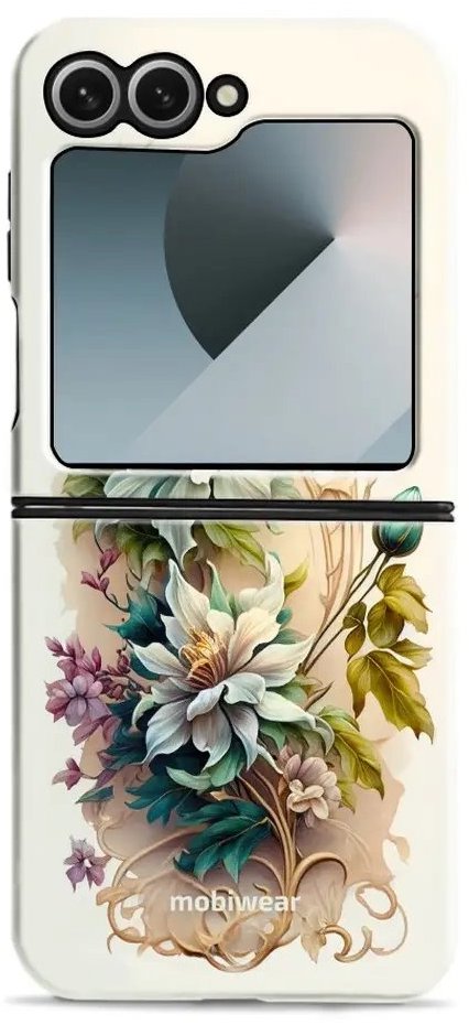Mobiwear Elite Pro odolný obal na Samsung Galaxy Z Flip 7 FE kvety