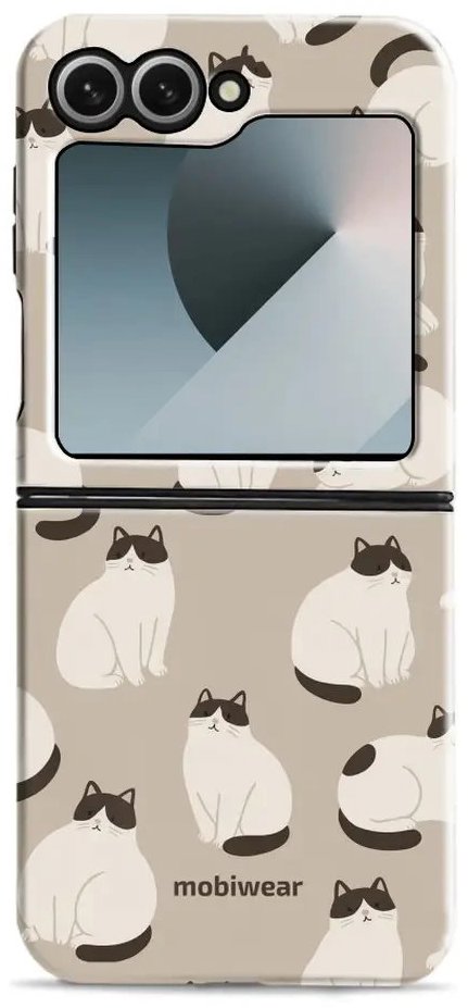 Mobiwear Elite Pro odolný obal na Samsung Galaxy Z Flip 7 FE mačky