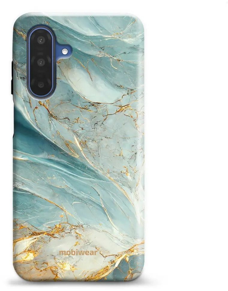 Mobiwear Elite Pro odolný obal na Samsung Galaxy A17/A17 5G zelenkavý mramor