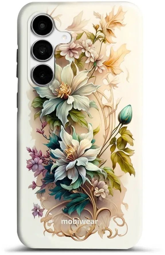 Mobiwear Elite Pro odolný obal na Samsung Galaxy S25 FE kvety