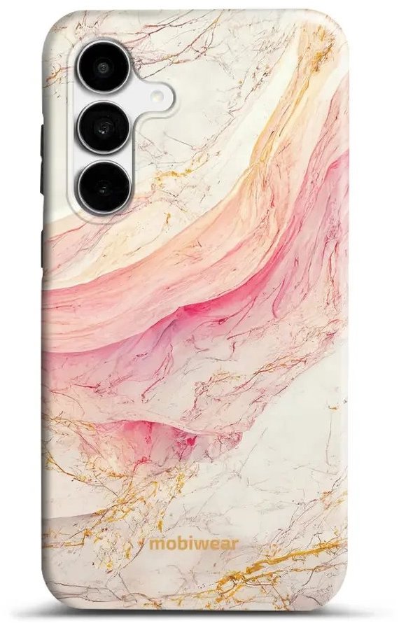 Mobiwear Elite Pro odolný obal na Samsung Galaxy S25 FE ružový mramor