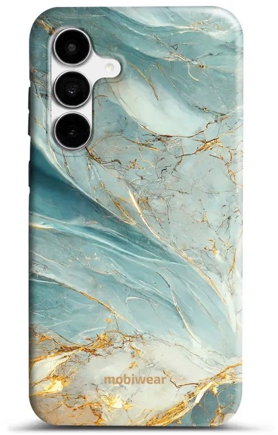 Mobiwear Elite Pro odolný obal na Samsung Galaxy S25 FE zelenkavý mramor