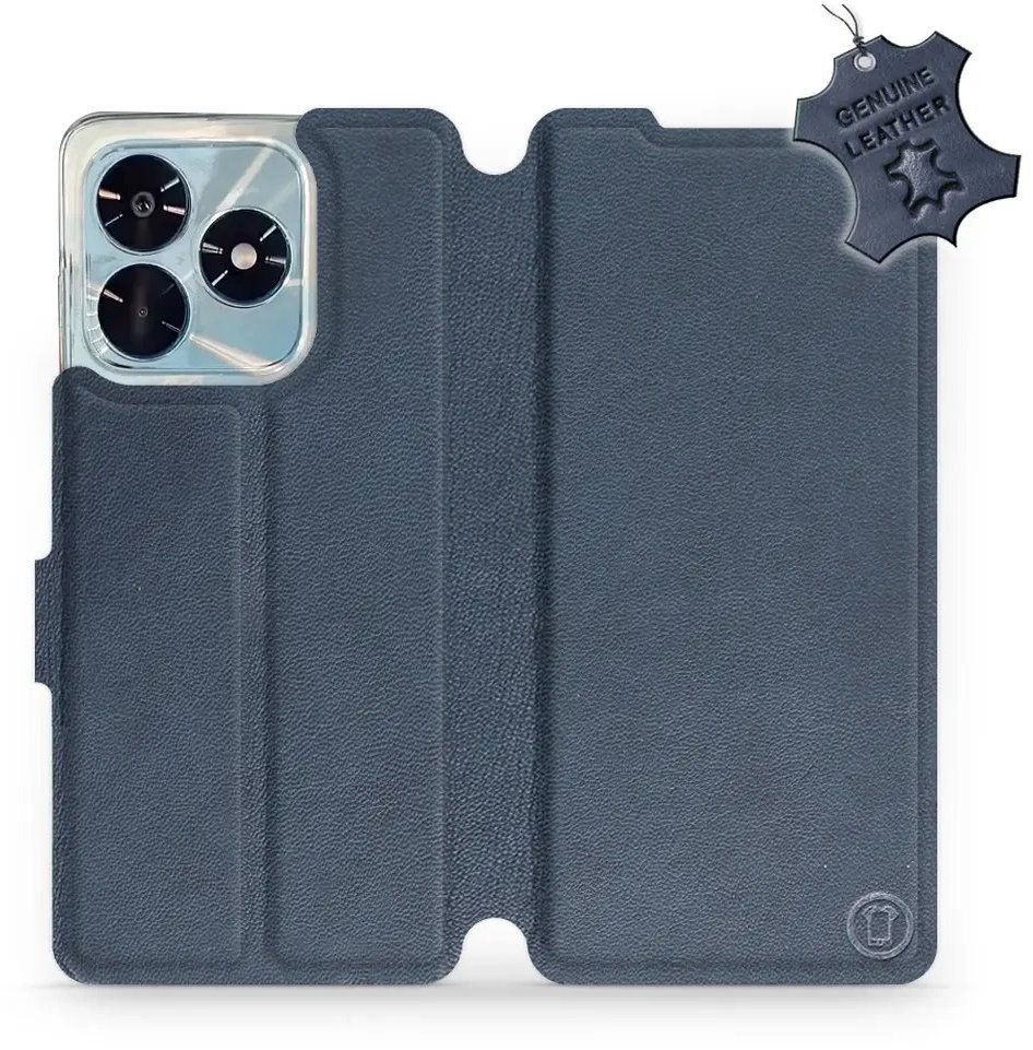 Mobiwear Kožené flip puzdro pre Honor X5c Plus modré