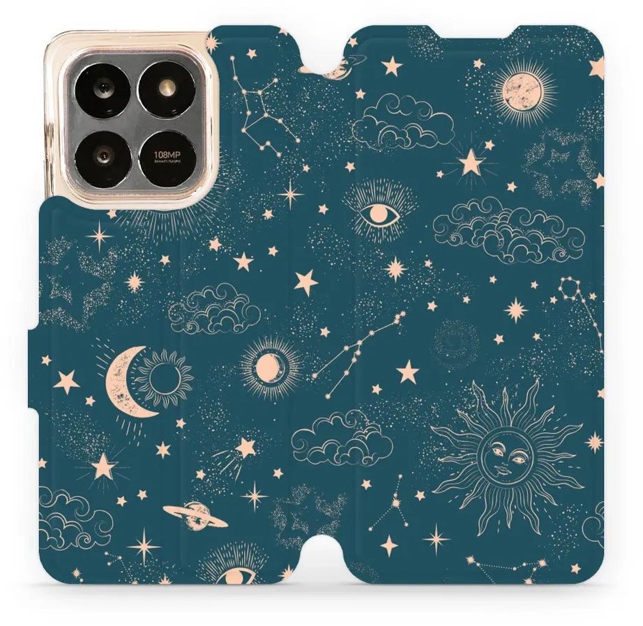 Mobiwear Flip puzdro pre Honor x7d vesmír