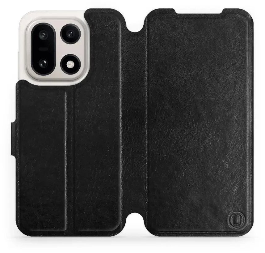 Mobiwear Flip puzdro pre OnePlus 15 čierne a sivé