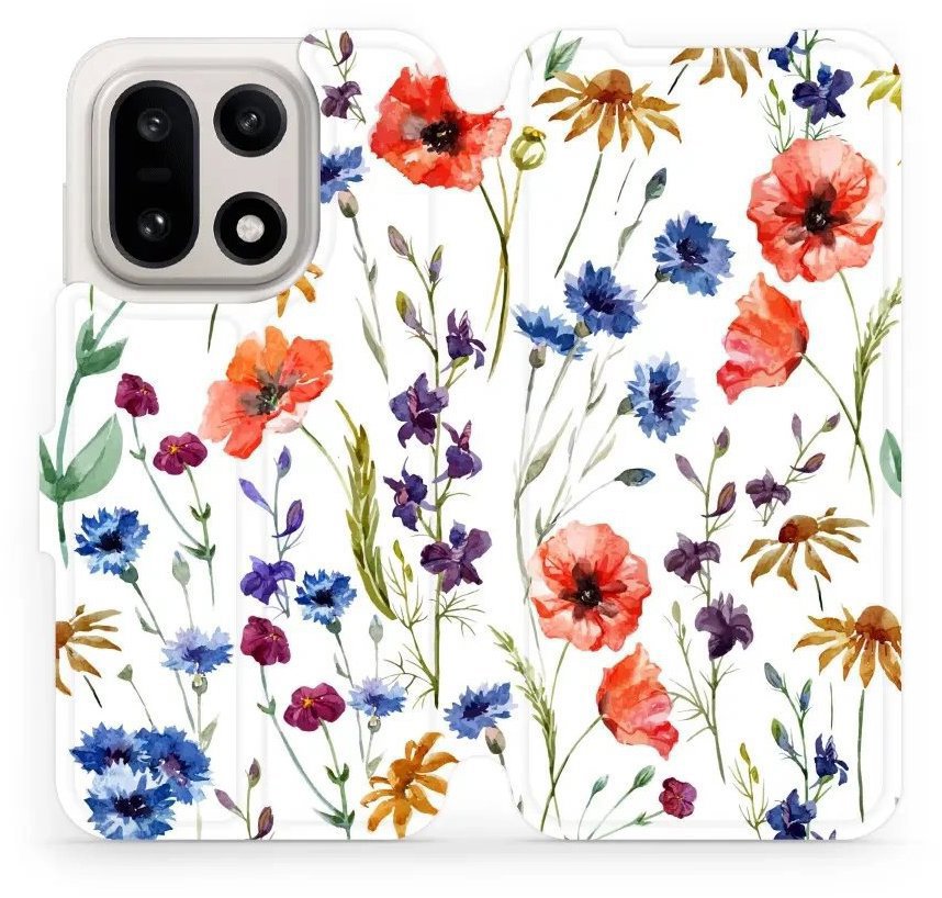 Mobiwear Flip puzdro pre OnePlus 15 kvety