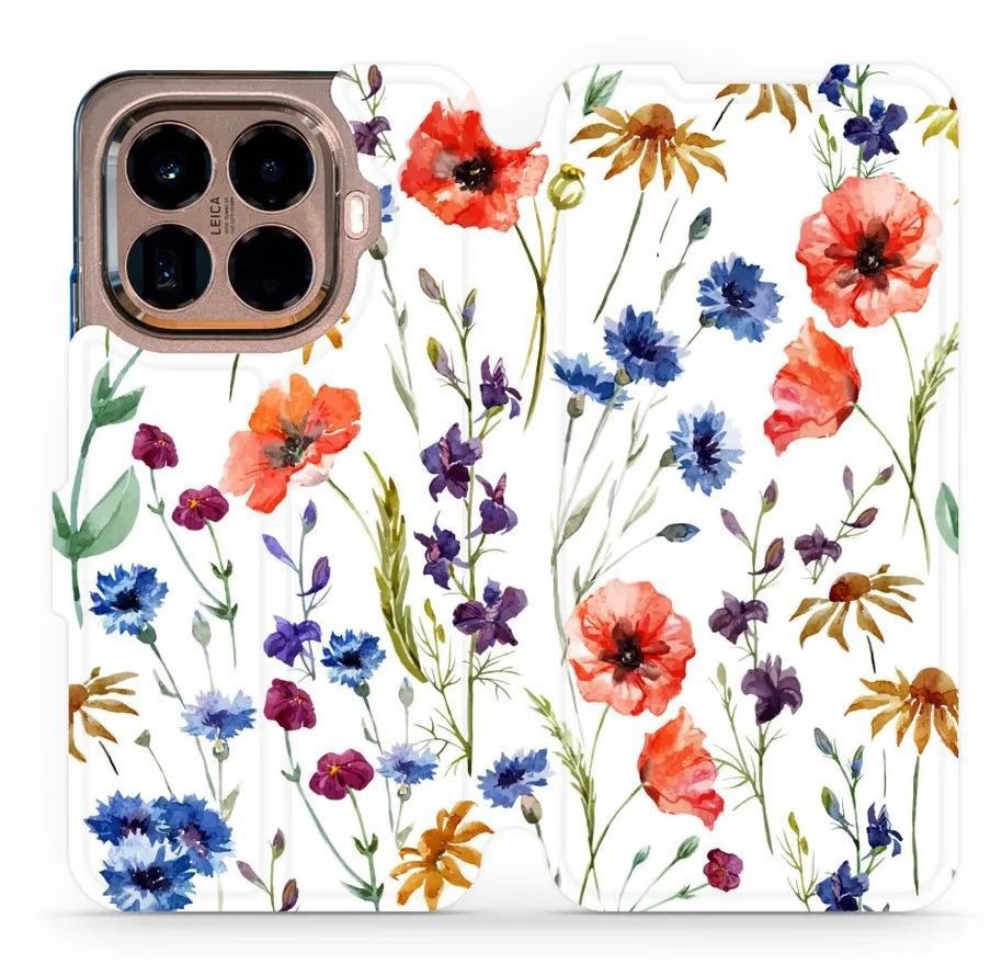 Mobiwear Flip puzdro pre Xiaomi 15T Pro kvety