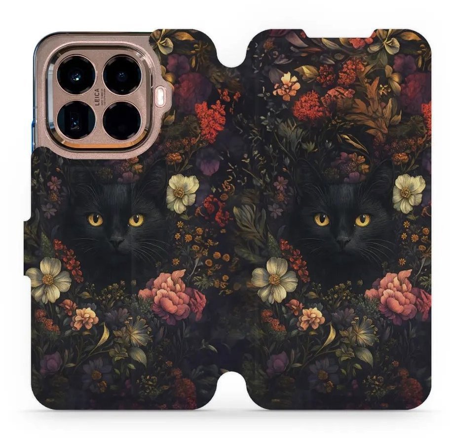 Mobiwear Flip puzdro pre Xiaomi 15T Pro tmavé mačky