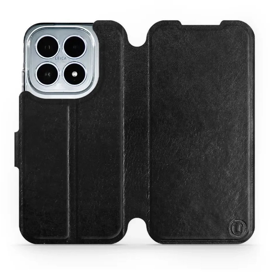 Mobiwear Flip puzdro pre Xiaomi 17 čierne a sivé