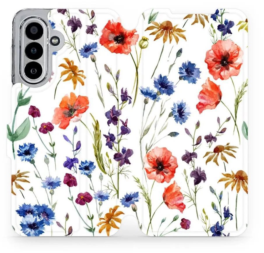 Mobiwear Flip puzdro pre Samsung Galaxy A17/A17 5G kvet