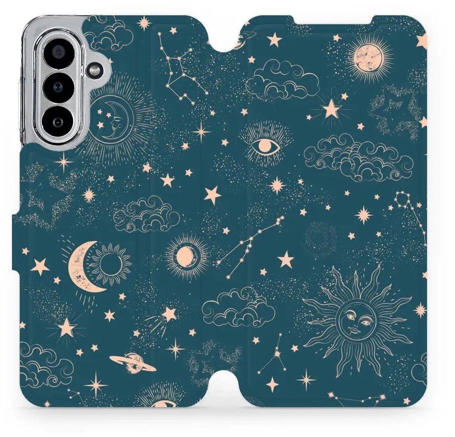 Mobiwear Flip puzdro pre Samsung Galaxy A17/A17 5G vesmír