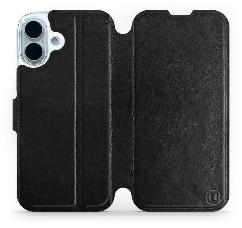 Mobiwear Flip puzdro pre Apple iPhone 17 čierne a sivé