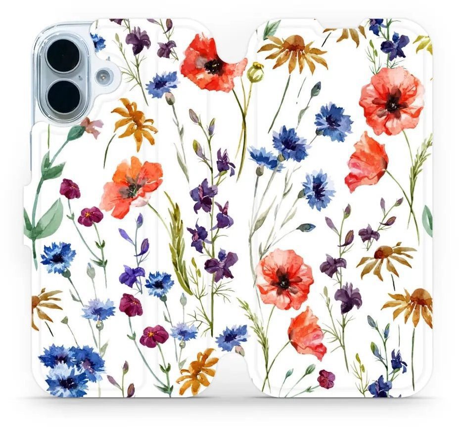 Mobiwear Flip puzdro pre Apple iPhone 17 kvety
