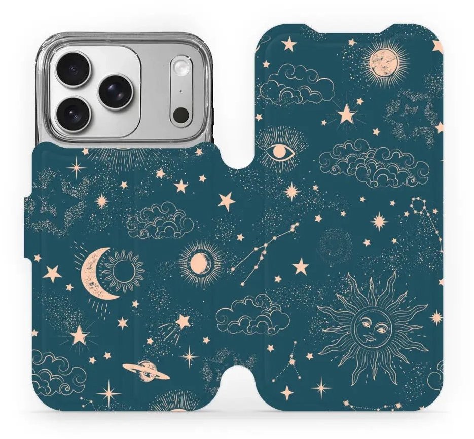 Mobiwear Flip puzdro pre Apple iPhone 17 Pro vesmír