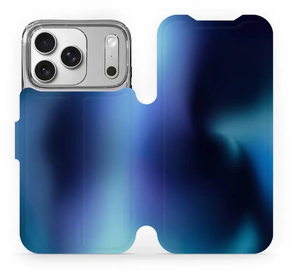 Mobiwear Flip puzdro pre Apple iPhone 17 Pro modré
